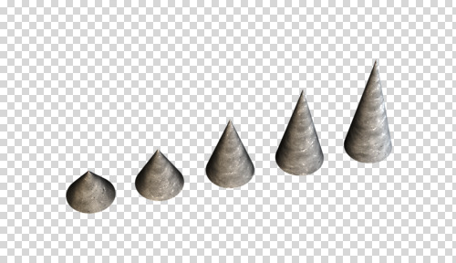 편집 편집이미지 재질 사람없음 3D소스 3D 입체 디지털합성 원뿔 PNG 돌재질 편집소스 도형 돌_바위 파일형식