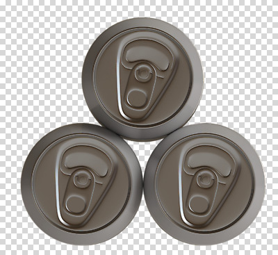 편집 편집이미지 사람없음 3D소스 3D 세개 캔 병뚜껑 입체 디지털합성 PNG 알루미늄 편집소스 3 파일형식