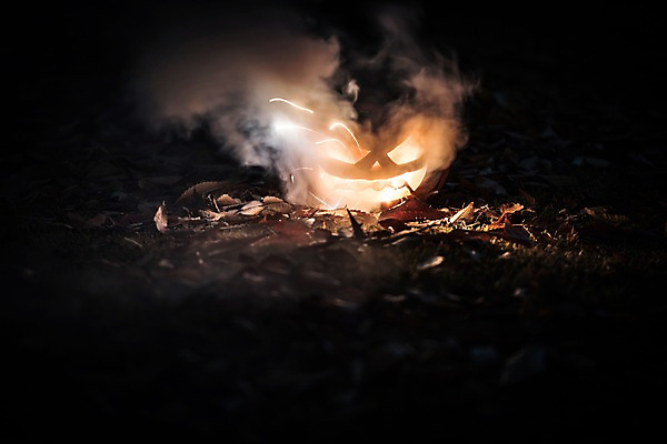 포토 JPG 불꽃 나뭇잎 사람없음 야외 아웃포커스 빛 할로윈 야간 공포 잭오랜턴 국내포토 자연요소 잎 불 촬영기법 파일형식