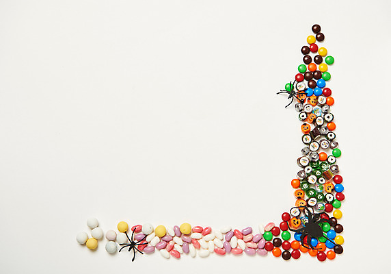 포토 JPG 스튜디오촬영 프레임 실내 사탕 사람없음 초콜릿 할로윈 거미 국내포토 곤충 디저트 내부 파일형식