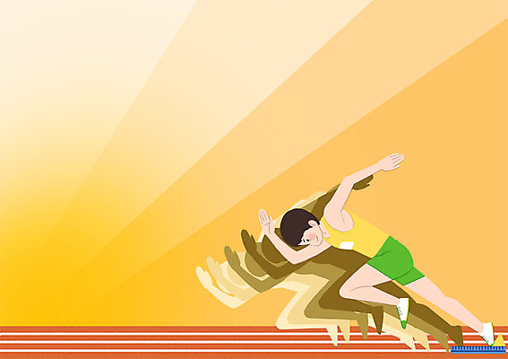 전신 PSD 남자 스포츠 일러스트 한명 성인 달리기 운동 출발 달리기선수 스타트대 국내일러스트 1 컨셉 모션 건강 사람 육상선수 수영용품 파일형식