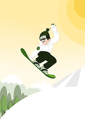 전신 PSD 나무 남자 스포츠 겨울 일러스트 한명 성인 운동 태양 점프 눈 스노우보드 국내일러스트 자연요소 식물 1 계절 모션 날씨 건강 사람 보드_스포츠 파일형식