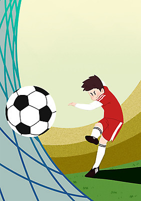 전신 PSD 남자 스포츠 일러스트 축구공 한명 성인 운동 축구 골대 슛 국내일러스트 1 공 축구용품 건강 사람 구기 파일형식