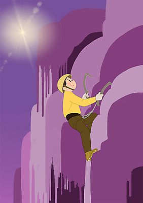 전신 PSD 남자 스포츠 일러스트 레저 한명 성인 운동 암벽등반 빙벽 빙벽타기 국내일러스트 1 벽 건강 사람 등산 익스트림스포츠 파일형식