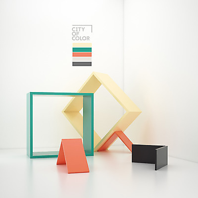 도형 PSD 편집이미지 컬러 백그라운드 사람없음 컬러풀 3D 사각형 입체 디지털합성 합성 입체도형 편집3D 컬러칩 파일형식