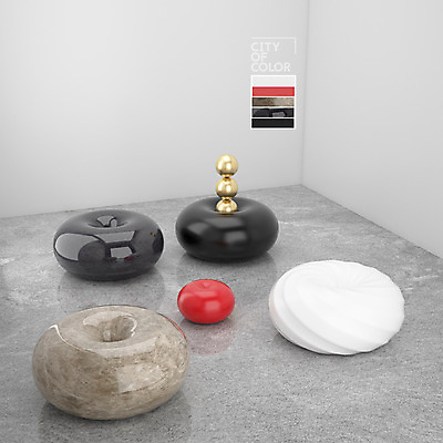 도형 PSD 편집이미지 컬러 백그라운드 사람없음 컬러풀 3D 원형 고리 입체 디지털합성 합성 입체도형 편집3D 컬러칩 파일형식