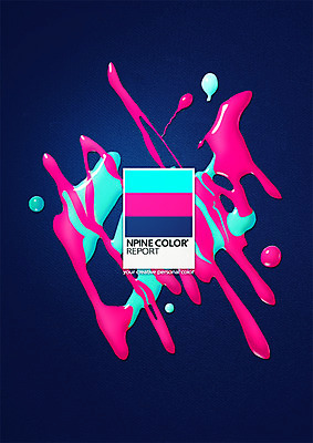 PSD 편집이미지 분홍색 컬러 사람없음 물감 남색 디지털합성 합성 민트색 조합 이미지편집 컬러칩 미술도구 파일형식