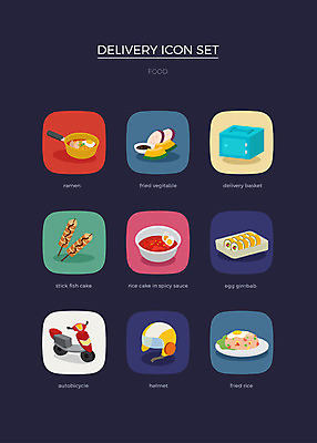 아이콘 사람없음 세트 오토바이 라면 헬멧 떡볶이 배송 김밥 웹아이콘 철가방 김치볶음밥 닭꼬치 야채튀김 음식배달 2D아이콘 AI파일 음식 가방 바이크 닭고기 튀김 면류 꼬치 보호장비 분식 볶음밥 파일형식 벡터
