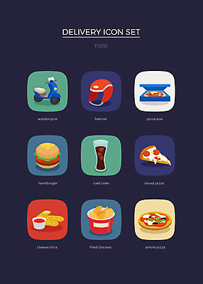 아이콘 피자 사람없음 세트 치킨 오토바이 햄버거 헬멧 배송 콜라 웹아이콘 조각피자 치즈스틱 음식배달 2D아이콘 AI파일 패스트푸드 서양음식 과자 바이크 보호장비 탄산음료 닭고기요리 파일형식 벡터