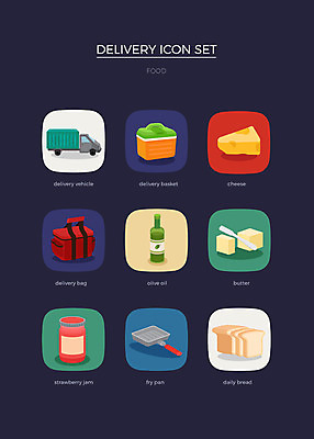 아이콘 치즈 사람없음 세트 트럭 프라이팬 올리브오일 식빵 배송 택배 웹아이콘 버터 아이스박스 딸기잼 2D아이콘 AI파일 빵 자동차 주방용품 유제품 운송업 기름_음식 잼 파일형식 벡터
