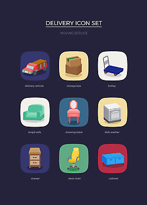아이콘 의자 사람없음 세트 소파 수레 트럭 캐비닛 배송 서랍장 웹아이콘 화장대 이삿짐 식기세척기 2D아이콘 AI파일 가구 자동차 카트 가전제품 이사 사물함 파일형식 벡터