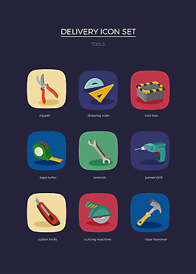 아이콘 줄자 사람없음 세트 스패너 망치 공구함 드릴 배송 웹아이콘 장도리 각도기 니퍼 절단기 커터칼 2D아이콘 AI파일 문구용품 자 사무용품 기계 공구 파일형식 벡터