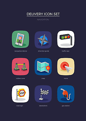 아이콘 지도 주택 사람없음 세트 행선지 장비 표지판 나침반 신호등 배송 웹아이콘 주유기 길찾기 주유소 네비게이션 칼라콘 2D아이콘 AI파일 알림판 건물 기계 안전장비 주유 파일형식 벡터