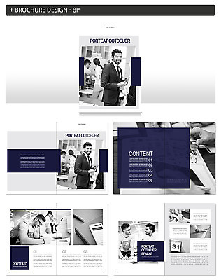 서양인 템플릿 여자 남자 ZIP 비즈니스 회의 흑백 팜플렛 여러명 20대 비즈니스맨 비즈니스우먼 동료 회의실 성인만 인디자인 INDD 이미지템플릿 외국인 다수 관계 촬영기법 사람 청년 직장인 파일형식