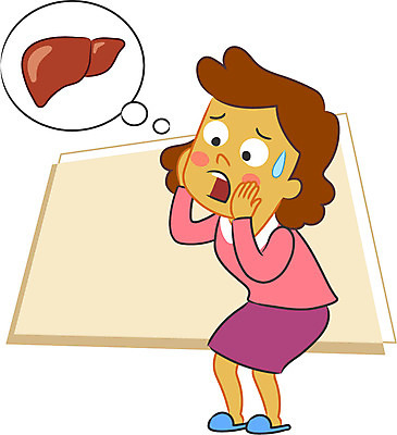 캐릭터 여자 일러스트 한명 성인 질병 간 황달 일러캐릭터 AI파일 1 의학 사람 장기_의학 파일형식 벡터