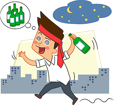 캐릭터 남자 일러스트 한명 성인 건물 야간 만취 소주 알코올중독 일러캐릭터 AI파일 자연요소 1 건축물 주류 사람 중독 술취함 파일형식 벡터