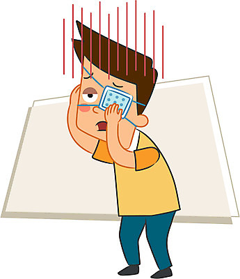 캐릭터 남자 일러스트 한명 성인 질병 눈병 안대 일러캐릭터 AI파일 1 의학 사람 파일형식 벡터