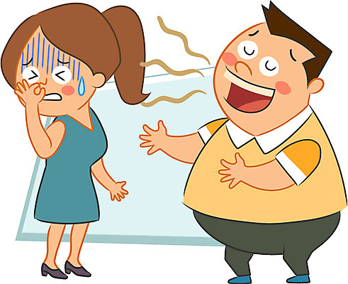 캐릭터 여자 남자 일러스트 성인 두명 질병 괴로움 악취 구취 일러캐릭터 AI파일 감정 의학 사람 냄새 파일형식 벡터