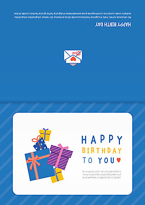 템플릿 카드템플릿 선물 사람없음 생일 편지 초대장 생일축하 생일카드 이미지템플릿 AI파일 기념일 카드_감사 축하 파일형식 벡터