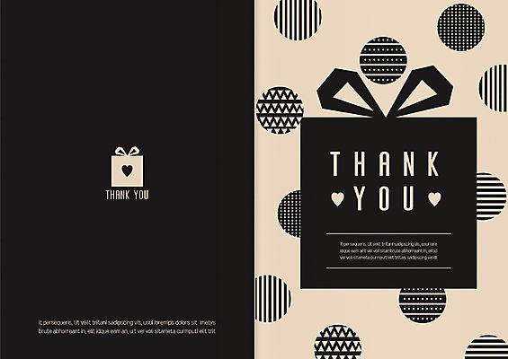 도형 템플릿 카드템플릿 선물 사람없음 원형 감사카드 감사 초대장 이미지템플릿 AI파일 감정 카드_감사 파일형식 벡터