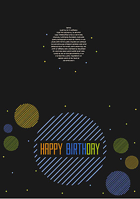 템플릿 선 카드템플릿 사람없음 점 원형 생일 초대장 생일축하 생일카드 이미지템플릿 AI파일 도형 기념일 카드_감사 축하 파일형식 벡터