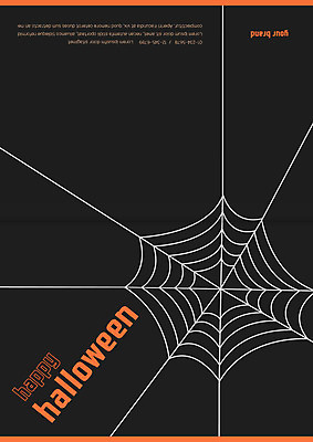 템플릿 카드템플릿 사람없음 할로윈 거미줄 초대장 이미지템플릿 AI파일 카드_감사 파일형식 벡터