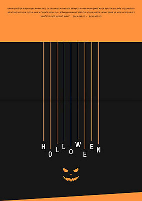 템플릿 카드템플릿 호박 사람없음 할로윈 초대장 잭오랜턴 이미지템플릿 AI파일 채소 카드_감사 파일형식 벡터