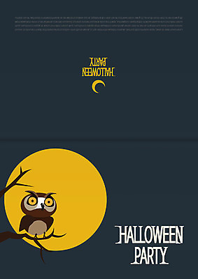 나무 템플릿 카드템플릿 사람없음 할로윈 보름달 초승달 초대장 부엉이 이미지템플릿 AI파일 식물 조류 카드_감사 달 파일형식 벡터