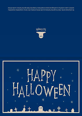 템플릿 카드템플릿 사람없음 할로윈 공동묘지 비석 초대장 이미지템플릿 AI파일 카드_감사 무덤 파일형식 벡터