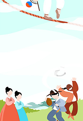 전신 PSD 전통 여자 남자 전통문화 일러스트 여러명 상반신 성인 축제 탈춤 꽹과리 줄타기 얼굴없음 국내일러스트 문화 다수 타악기 국악기 사람 묘기 전통공연 전통무용 파일형식