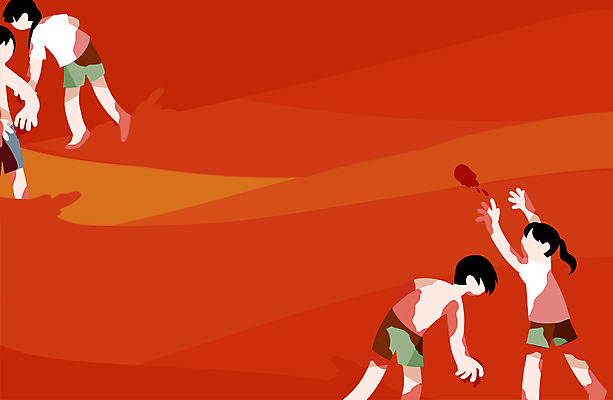 전신 PSD 여자 남자 토마토 일러스트 여러명 상반신 성인 축제 던지기 얼굴없음 토마토축제 국내일러스트 다수 채소 모션 사람 파일형식