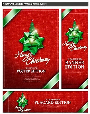 PSD 배너 배너템플릿 가로배너 ZIP 포스터 리본 세로배너 크리스마스 크리스마스선물 이벤트 사람없음 세트 크리스마스트리 현수막 템플릿 기념일 선물 가로 세로 파일형식