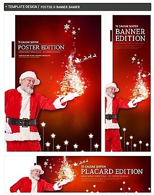 PSD 서양인 배너 배너템플릿 노년 남자 가로배너 ZIP 포스터 별 세로배너 크리스마스 산타옷 한명 이벤트 상반신 성인 세트 크리스마스트리 산타클로스 현수막 자연요소 외국인 템플릿 1 옷 기념일 사람 가로 세로 파일형식