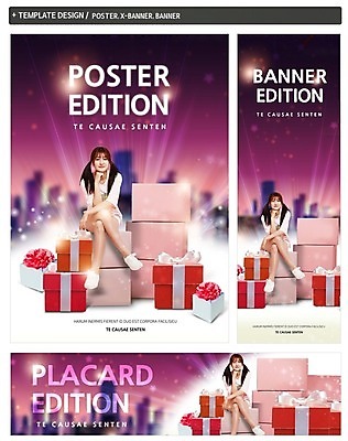 전신 PSD 배너 배너템플릿 여자 가로배너 ZIP 포스터 세로배너 청소년 한명 앉기 이벤트 선물상자 쇼핑 세트 턱괴기 한국인 다리꼬기 현수막 템플릿 1 모션 선물 사람 동양인 가로 세로 상자 파일형식