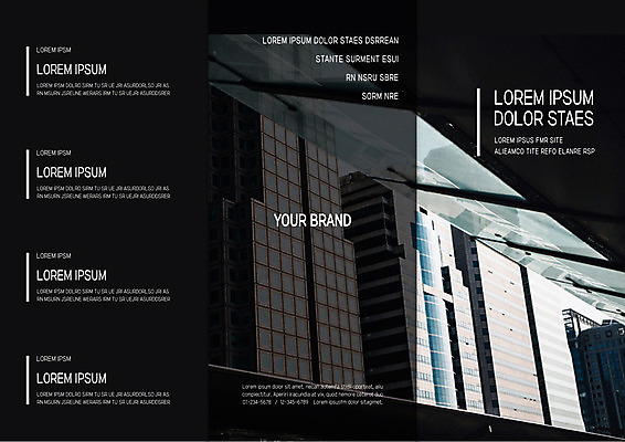 템플릿 편집 표지디자인 건축물 북디자인 출판디자인 표지 현대건축 리플렛 북커버 3단접지 빌딩 팜플렛 사람없음 이미지템플릿 AI파일 건축 건물 파일형식 벡터