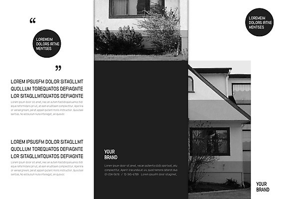 템플릿 편집 표지디자인 건축물 북디자인 출판디자인 표지 리플렛 북커버 3단접지 주택 흑백 팜플렛 사람없음 이미지템플릿 AI파일 건축 촬영기법 건물 파일형식 벡터