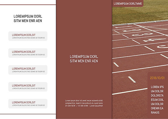 템플릿 편집 표지디자인 북디자인 출판디자인 표지 리플렛 북커버 3단접지 스포츠시설 팜플렛 사람없음 트랙 이미지템플릿 AI파일 스포츠 시설 파일형식 벡터