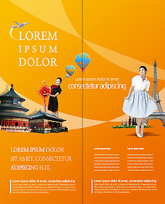 PSD 서양인 템플릿 편집 표지디자인 북디자인 출판디자인 여자 내지 리플렛 해외여행 여행 2단접지 북커버 비행기 팜플렛 20대 성인 두명 관광지 중국인 열기구 에펠탑 치파오 중국건축 이미지템플릿 외국인 해외 항공교통 대중교통 사람 동양인 청년 중국 동양건축 전통의상 파리 랜드마크 파일형식