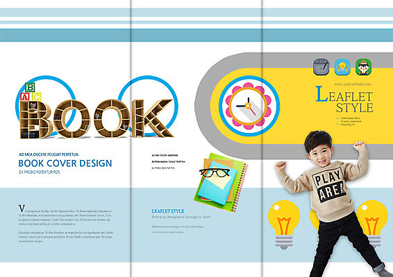 PSD 템플릿 편집 표지디자인 북디자인 출판디자인 어린이교육 교육 표지 남자 안경 어린이 리플렛 시계 북커버 전구 3단접지 책장 한명 웃음 소년 팜플렛 책 한국인 이미지템플릿 1 잡화 가구 표정 사람 동양인 파일형식