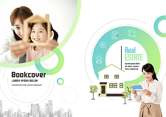 PSD 템플릿 편집 표지디자인 북디자인 출판디자인 여자 표지 딸 어린이 리플렛 북커버 가족 엄마 부동산 주택 빌딩 팜플렛 상반신 20대 성인 세명 30대 한국인 통장 내집마련 이미지템플릿 관계 사람 동양인 청년 건물 장년 금융 재산 파일형식