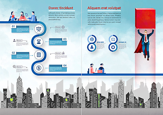 PSD 템플릿 편집 표지디자인 북디자인 출판디자인 여자 남자 내지 리플렛 북커버 비즈니스 빌딩 팜플렛 여러명 성인 비즈니스라이프 비즈니스맨 비즈니스우먼 슈퍼맨 이미지템플릿 라이프스타일 다수 사람 건물 직장인 영웅 파일형식