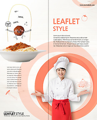 PSD 템플릿 편집 접시 표지디자인 북디자인 출판디자인 표지 리플렛 2단접지 북커버 스파게티 요리사모자 한명 웃음 팜플렛 상반신 30대 요리사 면류 조리복 이미지템플릿 직업 모자_잡화 1 식기 음식 유니폼 파스타 표정 사람 장년 파일형식