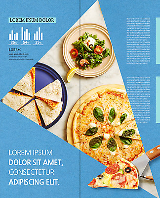 PSD 템플릿 편집 접시 표지디자인 북디자인 출판디자인 내지 음식 리플렛 2단접지 북커버 그래프 팜플렛 사람없음 샐러드 레몬 바질 이미지템플릿 식기 과일 파일형식