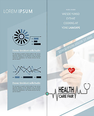 PSD 템플릿 편집 표지디자인 북디자인 출판디자인 내지 리플렛 2단접지 북커버 의학 그래프 엑스레이 한명 팜플렛 의사 하트 맥박 이미지템플릿 모양 1 사람 의료진 파일형식