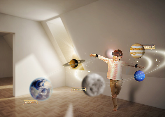 전신 PSD 편집이미지 남자 지구 어린이 비즈니스 한명 서기 행성 스마트 3D안경 가상현실 오큘러스 4차산업 VR기기 이미지편집 1 산업 안경 컨셉 모션 사람 우주 기계 파일형식