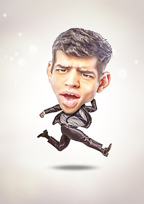 전신 PSD 편집이미지 남자 비즈니스 한명 서기 성인 옆모습 달리기 비즈니스맨 캐리커처 이미지편집 1 뷰포인트 모션 사람 직장인 그림 파일형식