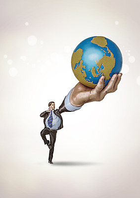 전신 PSD 편집이미지 남자 비즈니스 한명 서기 들기 성인 지구본 비즈니스맨 통화 캐리커처 이미지편집 1 모션 사람 직장인 그림 파일형식