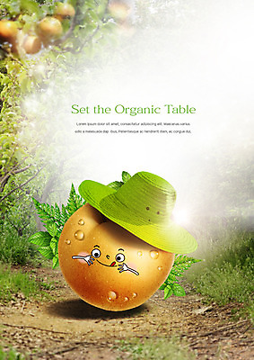 PSD 편집이미지 음식 나뭇잎 사람없음 농작물 배 유기농 밀짚모자 음식캐릭터 배나무 이미지편집 나무 캐릭터 모자_잡화 웰빙 잎 농업 과일 파일형식