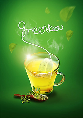 PSD 편집이미지 음식 잔 사람없음 수증기 티스푼 녹차 허브 찻잎 티백 이미지편집 식물 식기 차_음료 숟가락 파일형식