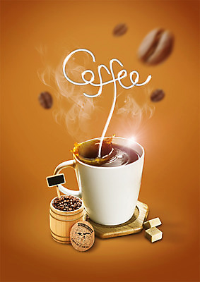 PSD 편집이미지 커피 음식 사람없음 팻말 머그컵 원두 수증기 각설탕 컵받침 이미지편집 음료 프레임 컵 설탕 받침대 파일형식